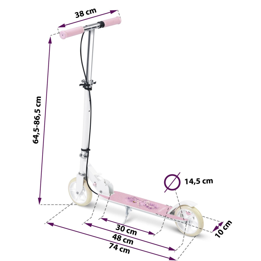 Trotineta Ricokids Kodi Ballerina | Siguranta si Confort - imagine 4