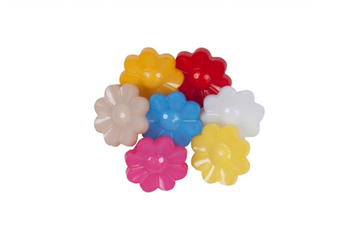 Nasturi Floare Colorart, 1.5 cm, Set 18 Bucăți