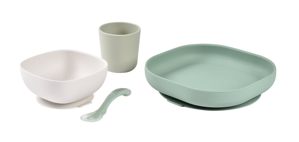 Beaba Set Silicon 4 Piese Masa Sigur
