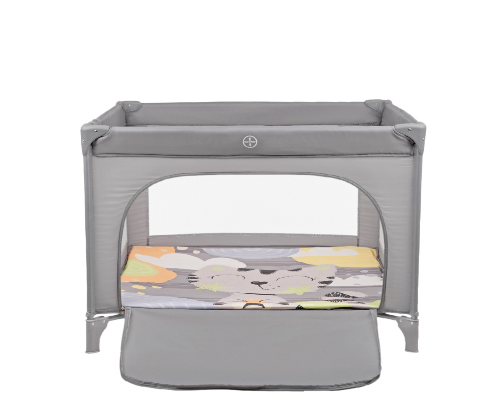 Tarc KikkaBoo Enjoy Grey Cat, pliere compactă - imagine 2