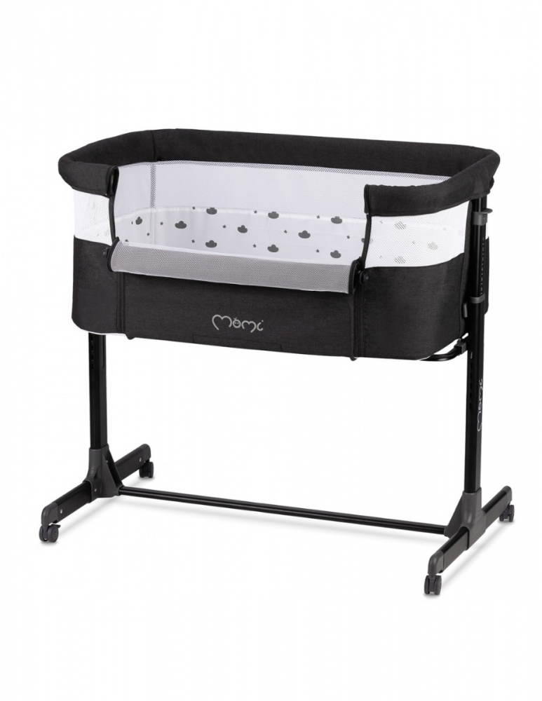 Patut Co-sleeper MoMi Revo Black, 2-in-1