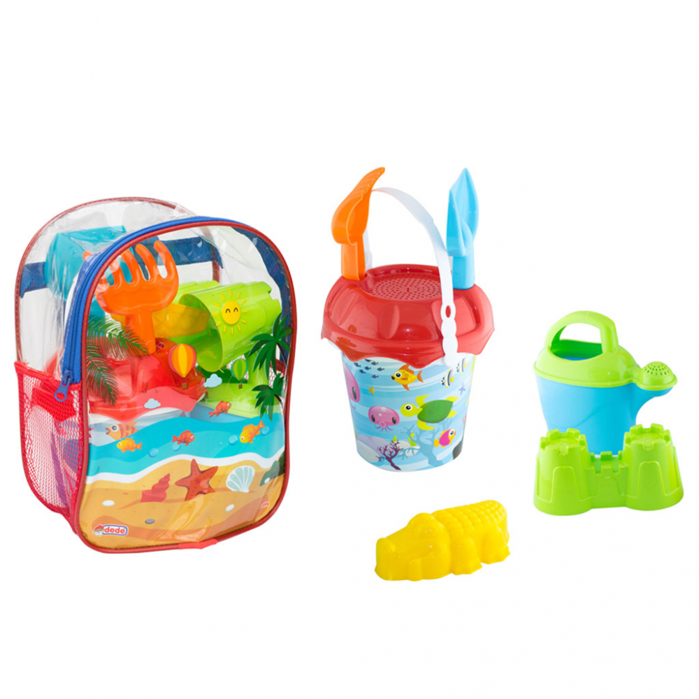 Set Jucării Nisip Dede în Rucsac Multicolor - imagine 2