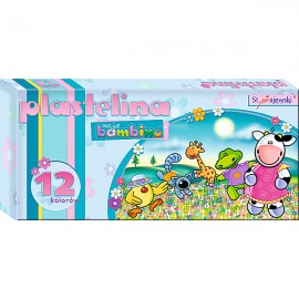Plastilina 12 Culori Moje Bambino, 200g - imagine 2