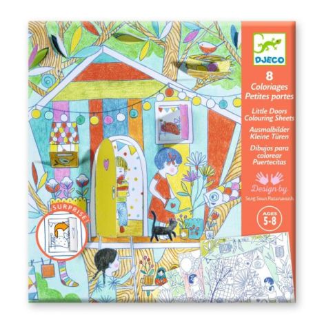 Planse Colorat Surprize Djeco | Jocurile Nineina