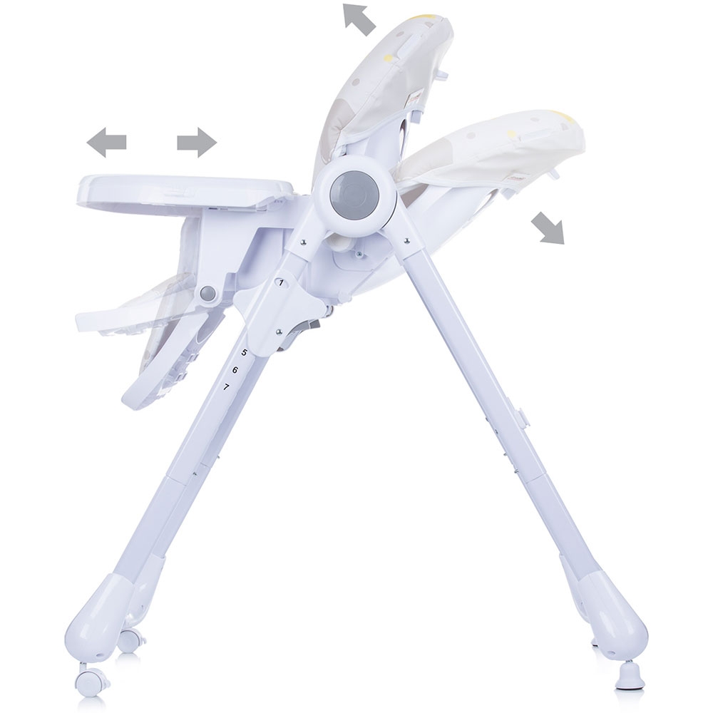 Scaun de masă Chipolino Yeti Sand, Confortabil - imagine 4