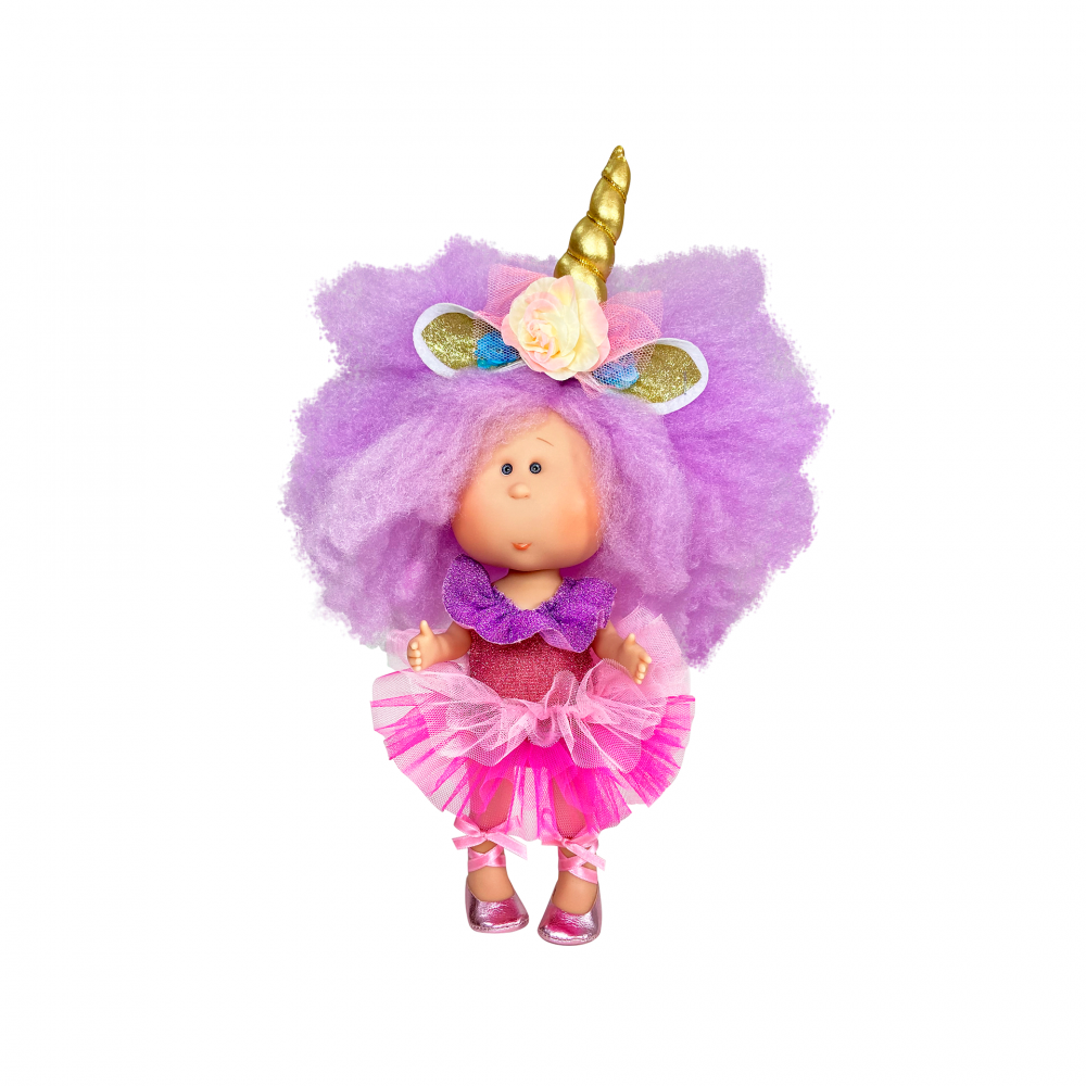 Păpușa Nines D Onil Mia Unicorn 30 cm Par Mov