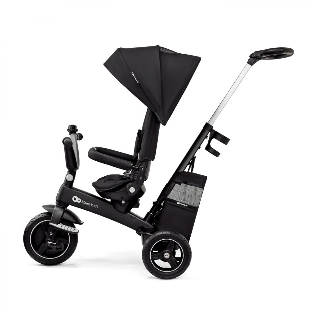 Tricicleta Kinderkraft Easytwist Black, de la 9 luni - imagine 9