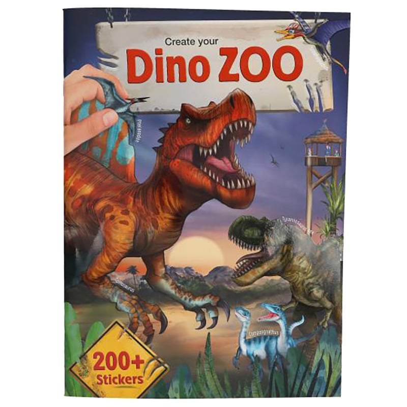 Carte cu Stickere Depesche Dino Zoo - Joc Creativ