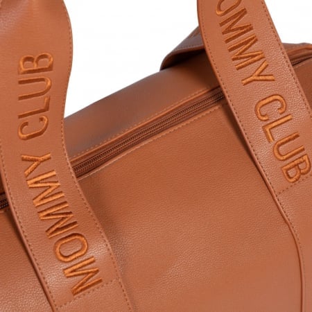 Geanta infasat Childhome Mommy Club piele maro - imagine 3