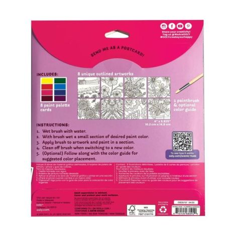 Ooly Scenic Hues - Set Acuarele Flori - imagine 3