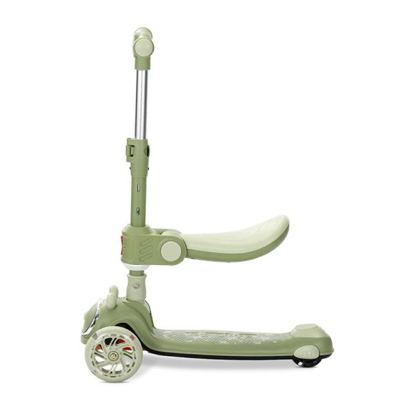 Lorelli Swiftie Green - Trotineta cu LED si Muzica - imagine 2