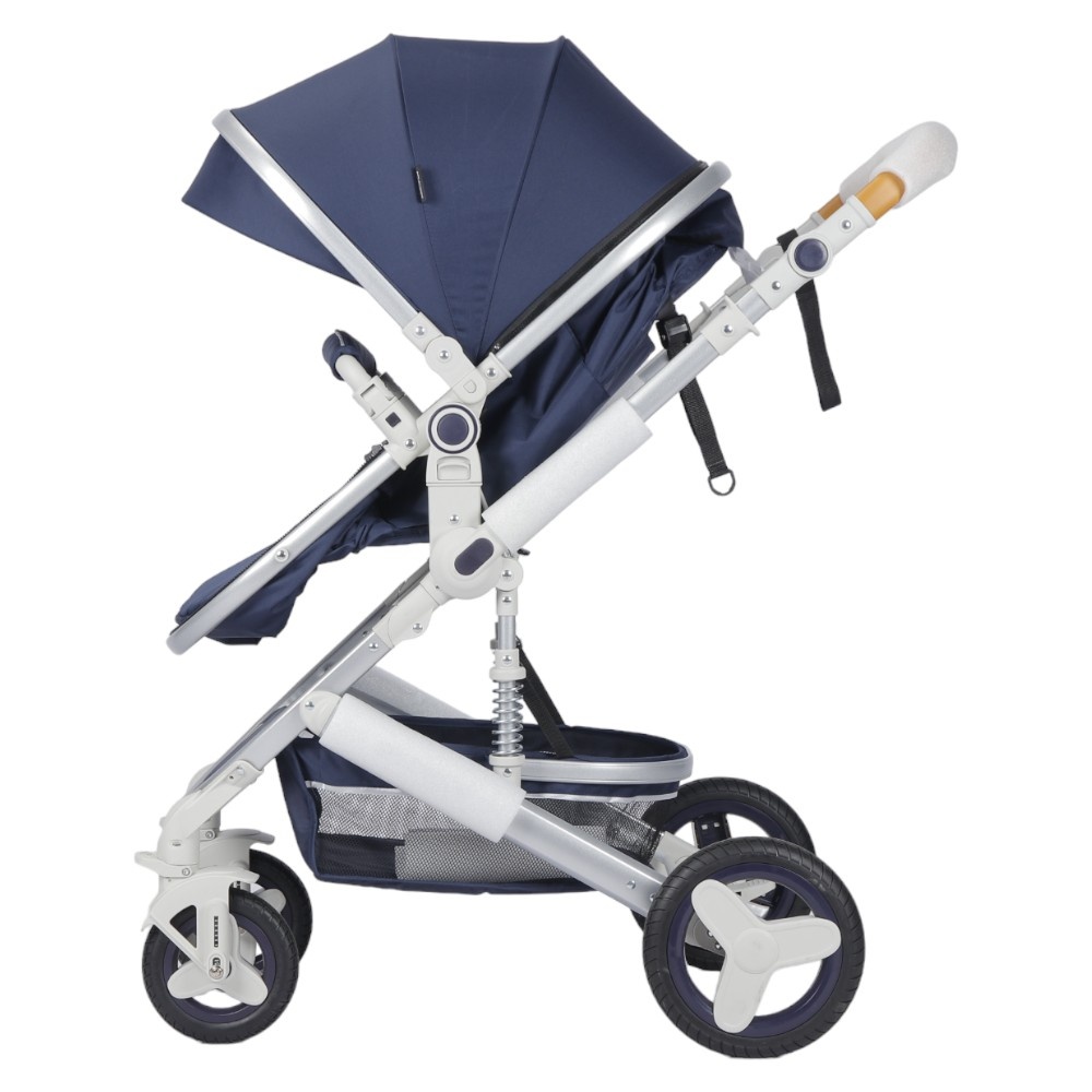 Carucior 3 in 1 Novokids 5300, Albastru Marine - imagine 2