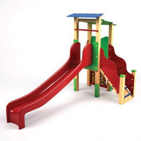Turn KATI - Loc de joacă 3-10 ani, Tobogan 2.5m - imagine 2