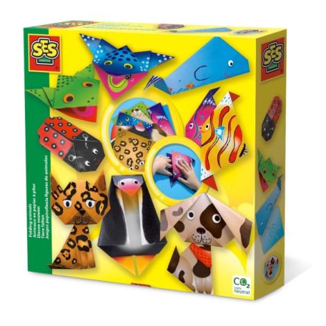 Set Origami Animale Ses Creative - Dezvoltă Creativitatea