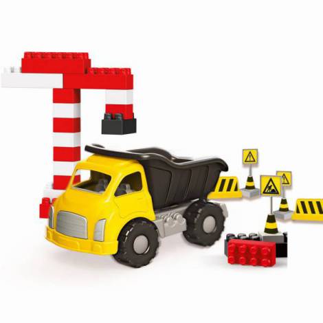 Camion Cuburi Constructii Dolu, 40 Piese - imagine 2