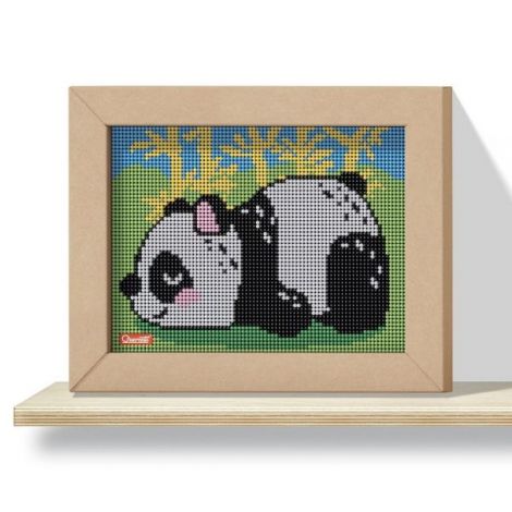 Joc Pixel Art Kawaii Panda Quercetti - 6-99 ani - imagine 2