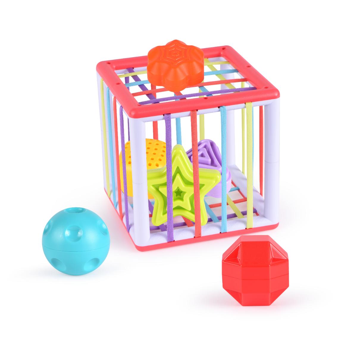 Cub cu forme colorate Minibo | Jucarie educativa bebelusi