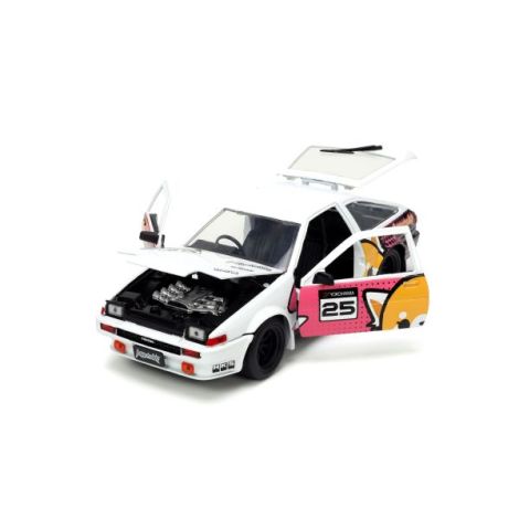 Jada Aggretsuko Set Mașinuță Metalică 1:24 - imagine 5