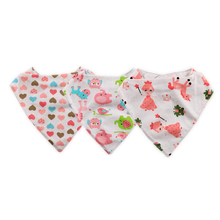 Set 3 bavete bandana Lorelli, bumbac