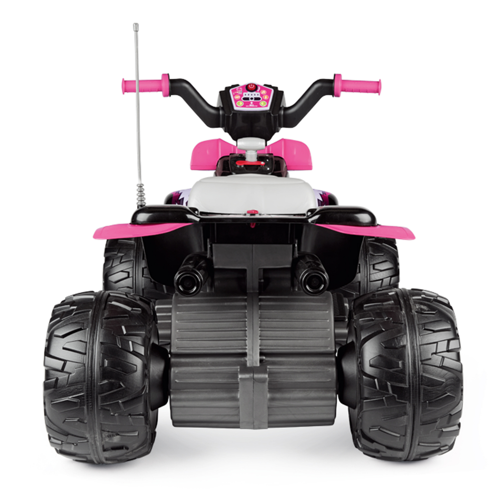 ATV Peg Perego Corral T-Rex 12V Roz Negru - imagine 6