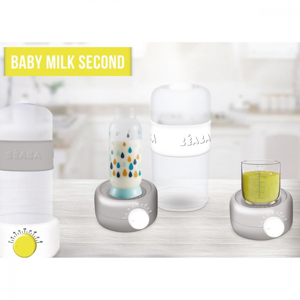 Încălzitor și Sterilizator Beaba Baby Milk Second Gri - imagine 5