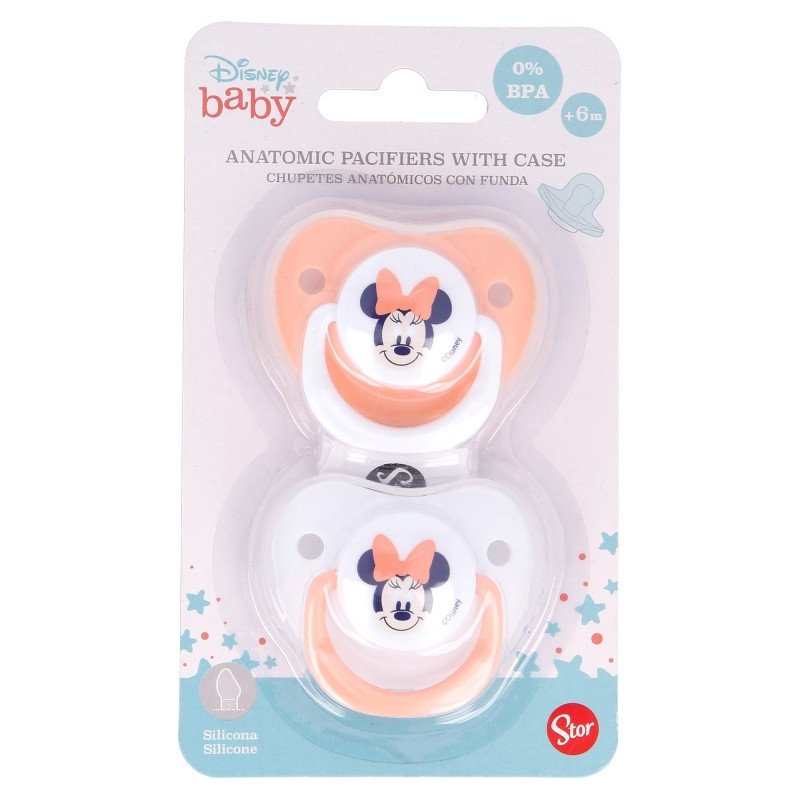 Set 2 Suzete Ordon. Disney Minnie Stor + Capace - imagine 3