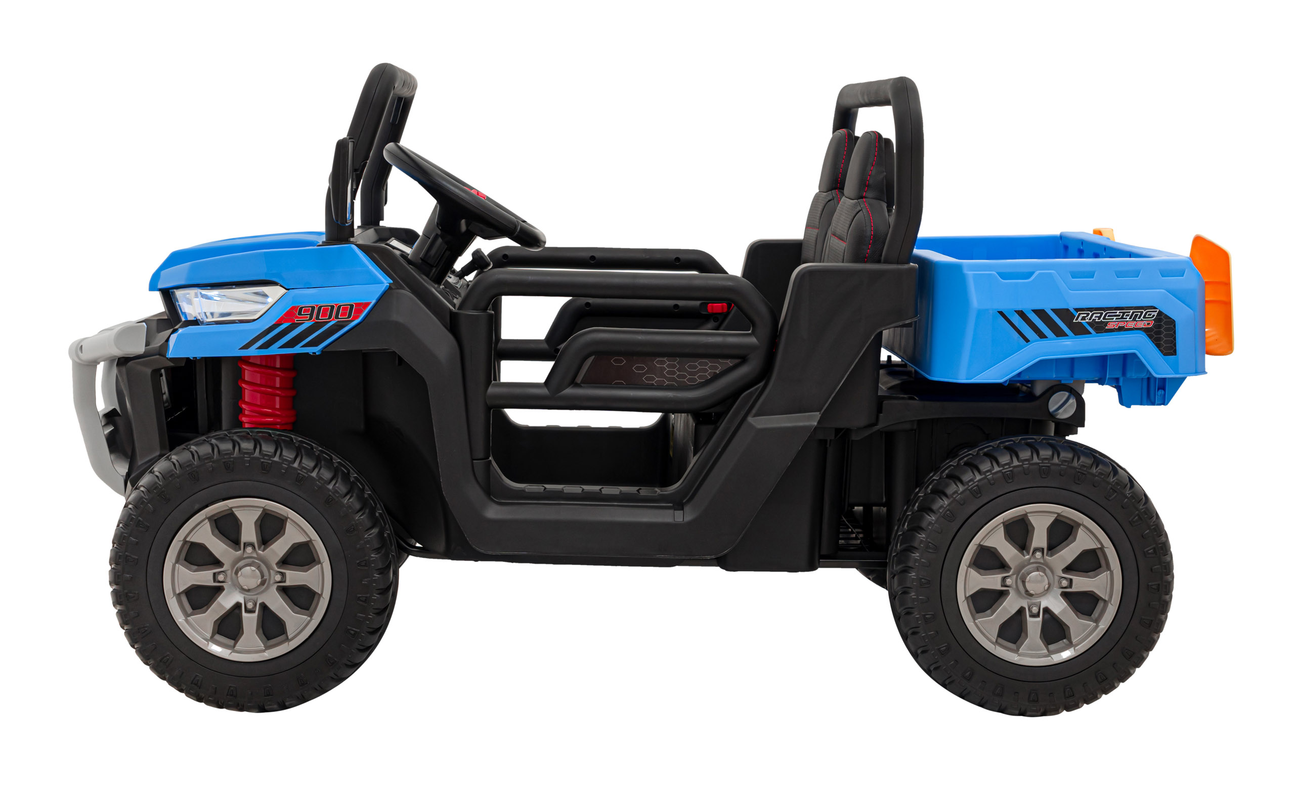 Masinuta Electrica 4x4 Pick Up Speed 900 Albastru - imagine 3