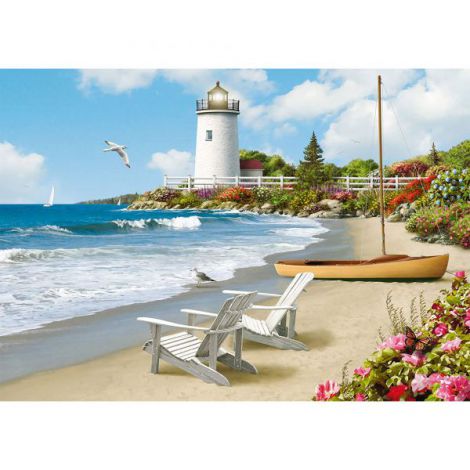 Puzzle Plajă 300 piese Ravensburger - imagine 2