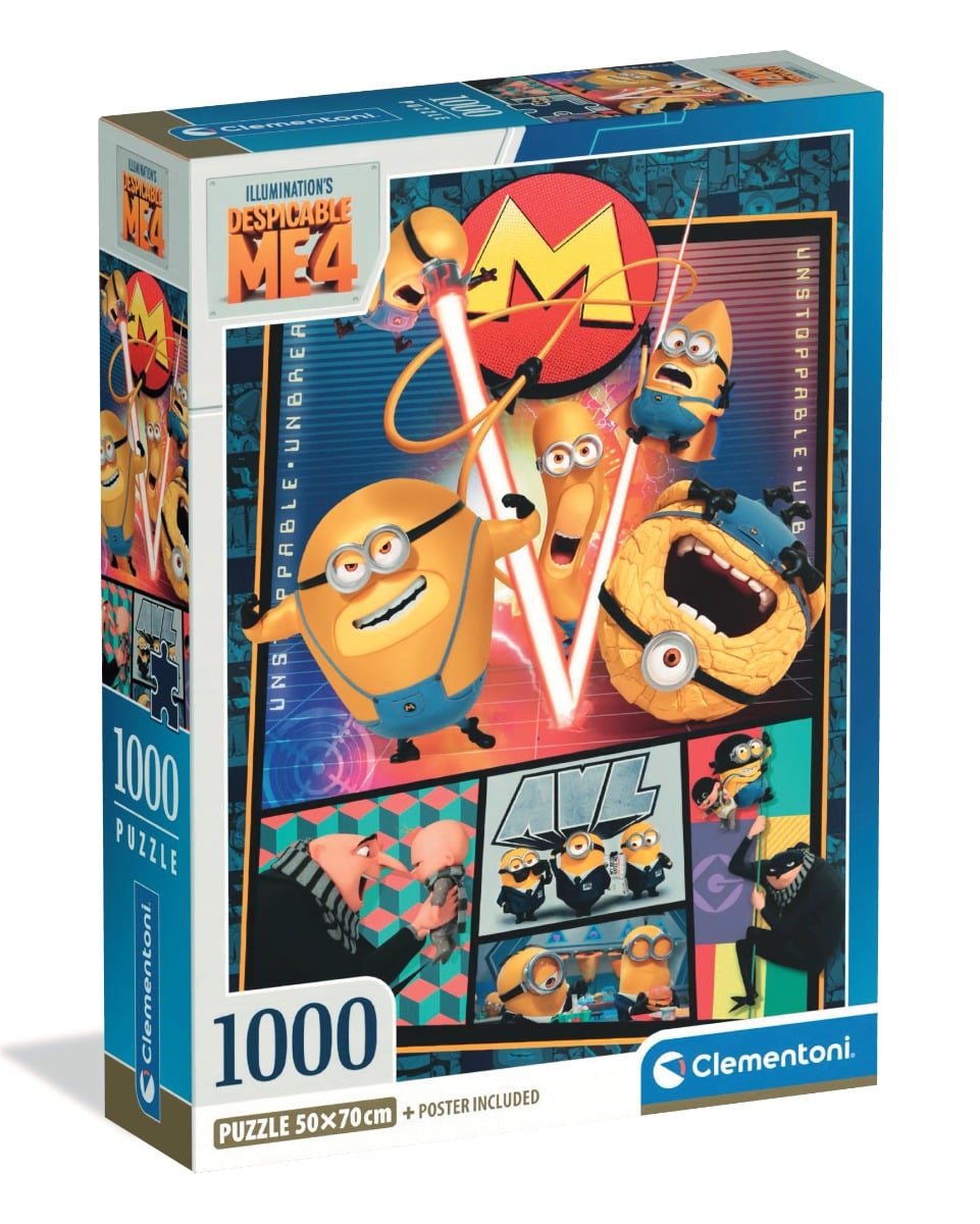Puzzle Clementoni Despicable Me 4, 1000 piese
