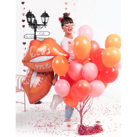 Balon Folie Kiss Me Party Deco | Atmosfera Romantica - imagine 3