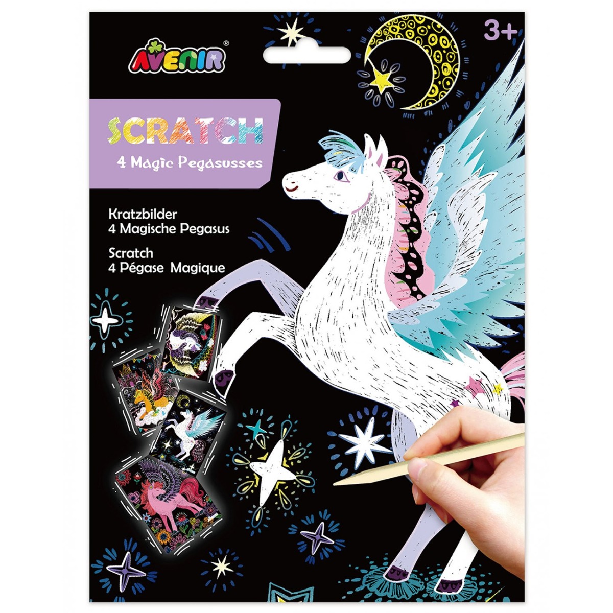 Kit Scratch Art Avenir Pegas - Creație Artistică