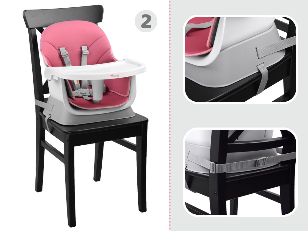Scaun Masa 6in1 Roz Jokomisiada | Cresc - imagine 8