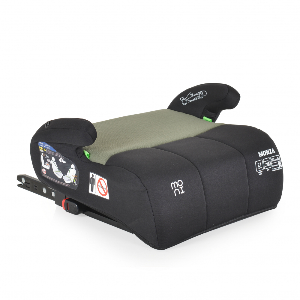 Înălțător Auto Moni Monza ISOFIX R129 Verde