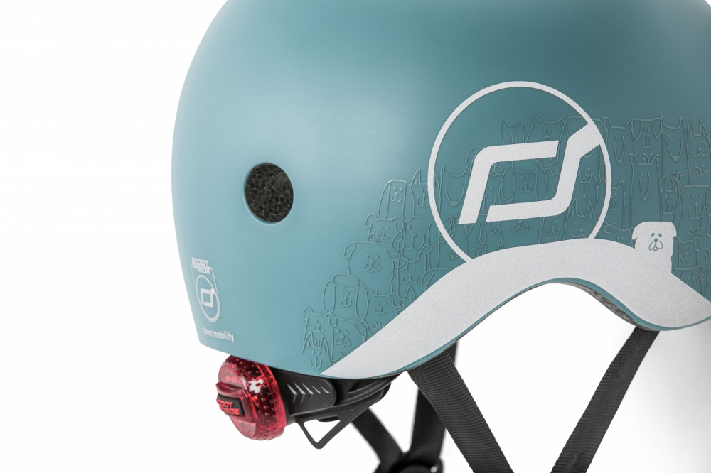 Casca Copii Scoot and Ride cu LED si Magnet