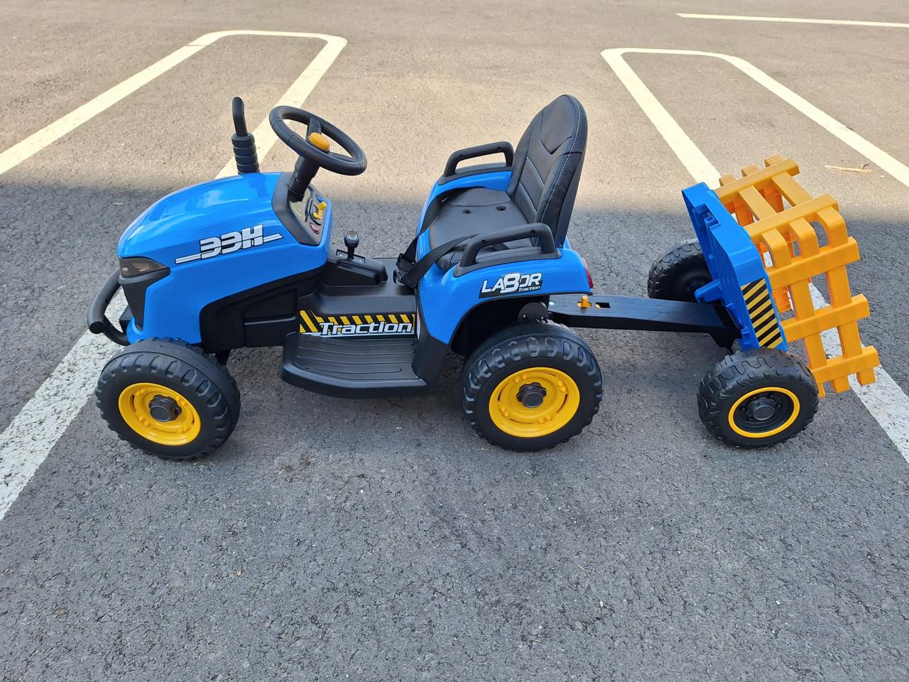 Tractor Electric Copii 12V cu Remorcă Autokids - imagine 3