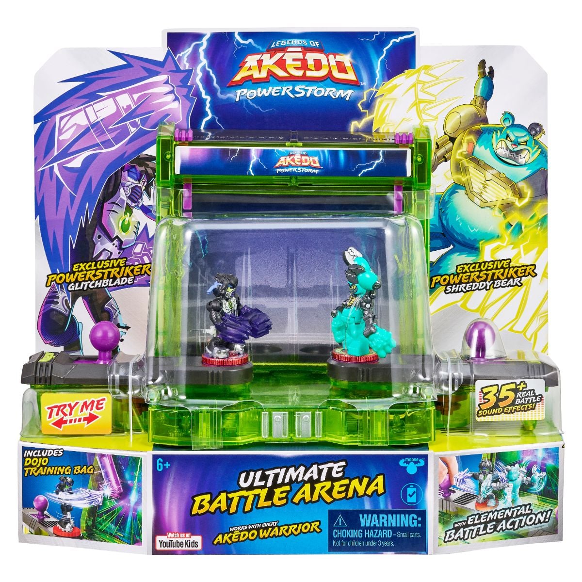 Set Akedo Battle Arena S3 cu 2 Figurine și Efecte Sonore