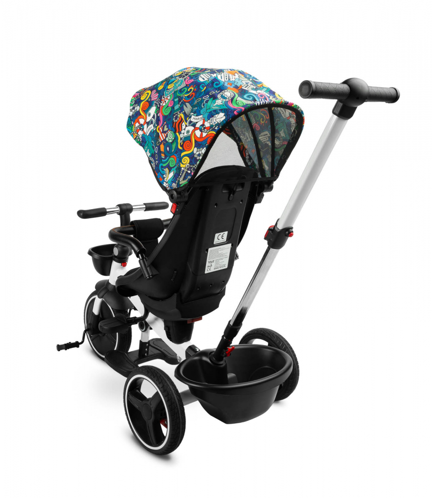 Tricicleta Toyz Dash cu Maner Parental si Scaun Reversibil - imagine 2