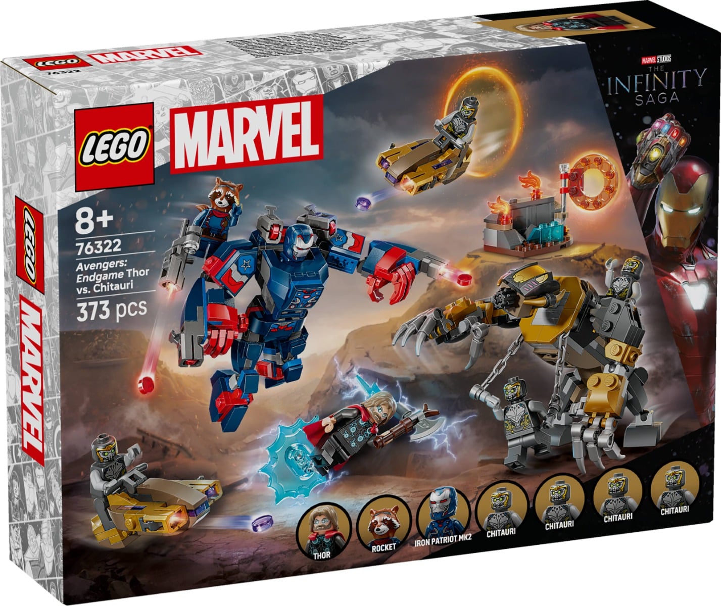 LEGO Thor vs Chitauri 76322 - Bătălie Supereroi