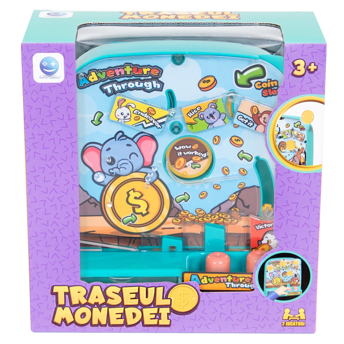 Traseul Monedei Smile Games - Joc Interactiv Turcoaz
