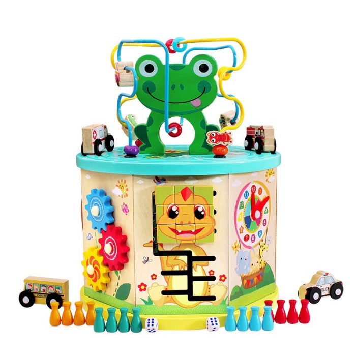 Cub Montessori 9 in 1 Broscuta Krista Lemn