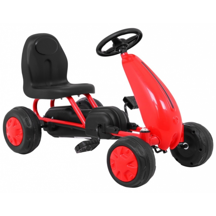 Kart Pedale Gokart Roșu | Aventură Sigură - imagine 6
