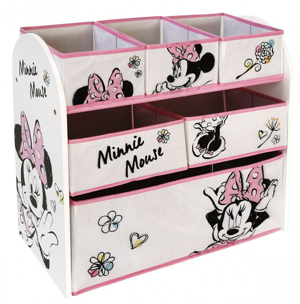 Organizator Jucării Lemn Minnie Mouse Arditex - imagine 2