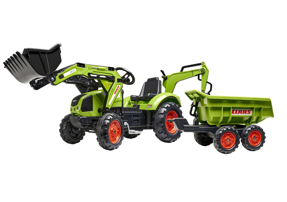 Tractor Claas Falk cu Excavator si Remorca - imagine 2