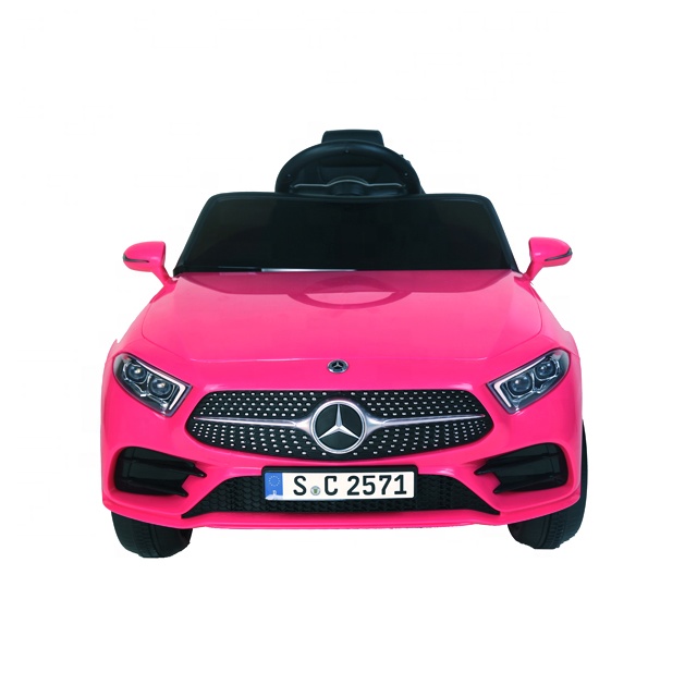 Mașinuță Electrică Mercedes CLS350 Roz, 60W, Telecomandă - imagine 5