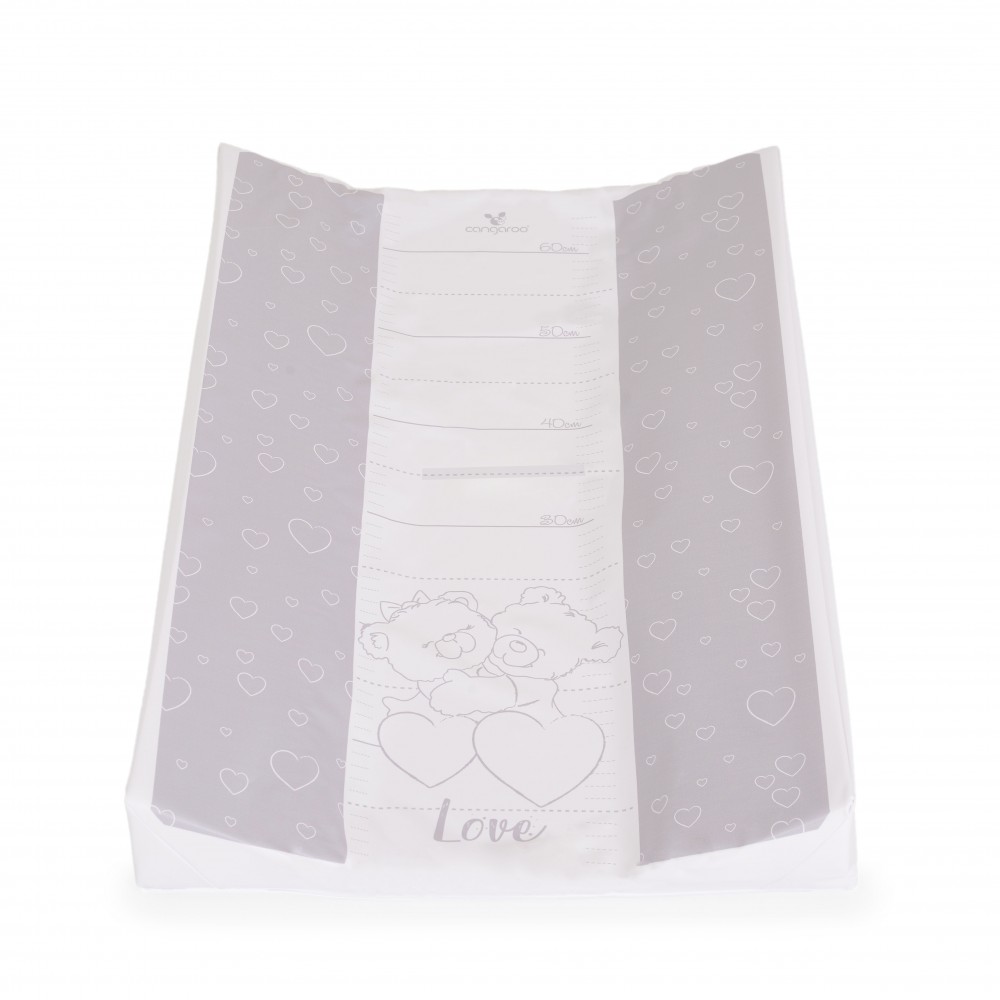 Saltea infasat Cangaroo Grey Bears, 44x67cm, impermeabila - imagine 4