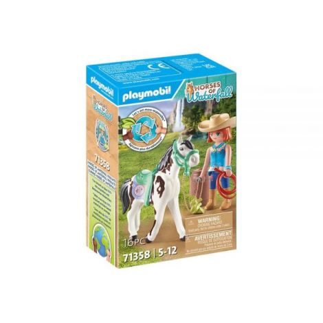 Playmobil Femeie si Calut - Jucarie Creativa - imagine 2