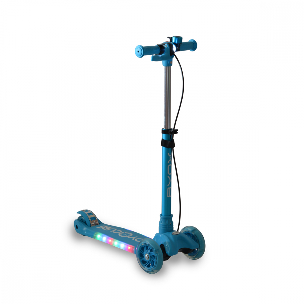 Trotineta Pliabilă LED Byox, cu Muzică și Frână - imagine 6