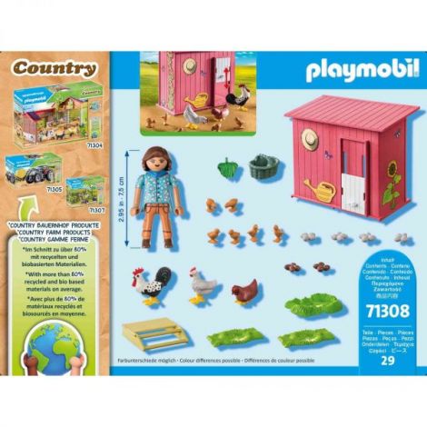 Playmobil Cusca pentru Gaini - Jucarie Educativa - imagine 5