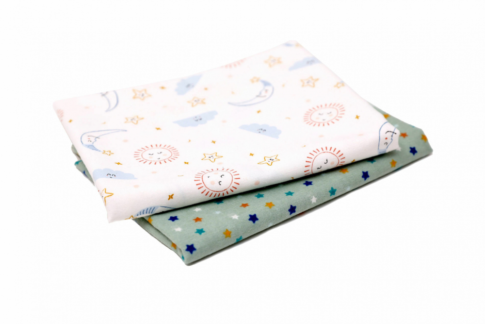 Set 2 scutece finet KidsDecor The Stars 70x70 cm - imagine 3