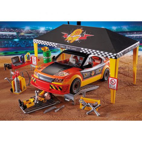 Cort Reparatii Auto Playmobil Stunt Show PM70552 - imagine 4